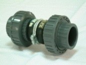 EXPANSION JOINT-twin With PVC Unions-01,Rubber Molded Parts